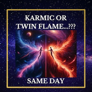 SameDay Karmic ou CHAMA GÊMEA - Leitura de Astrologia 3 Perguntas E-mail