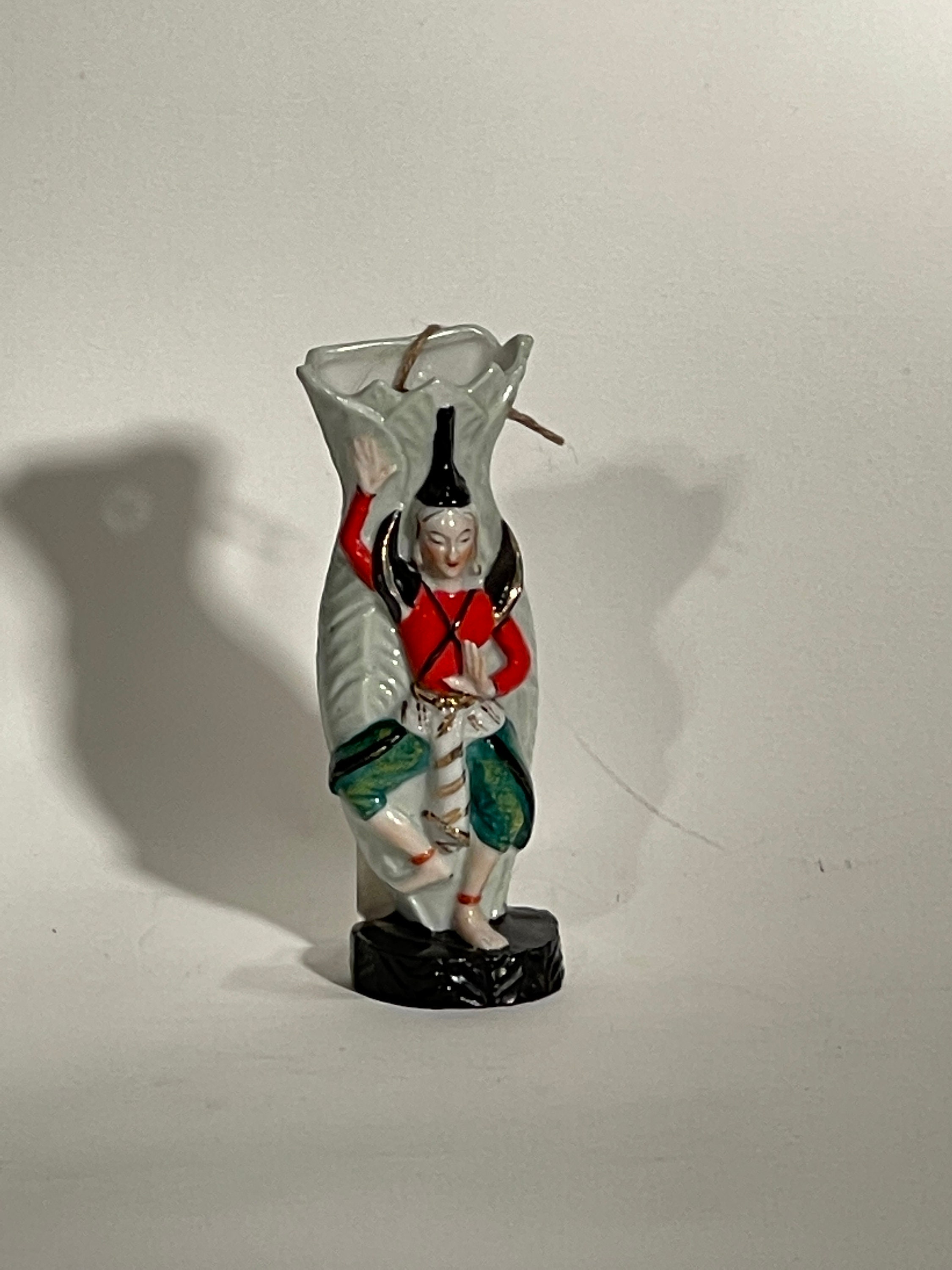 Occupied Japan Porcelain Wall Pocket Japanese Art Pottery Etsy