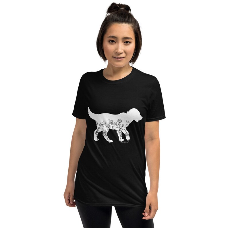 Golden Retriever Lover Gift Golden Retrievers Golden Retriever Gifts Golden Retriever Shirt Golden Retriever Flower Shirt