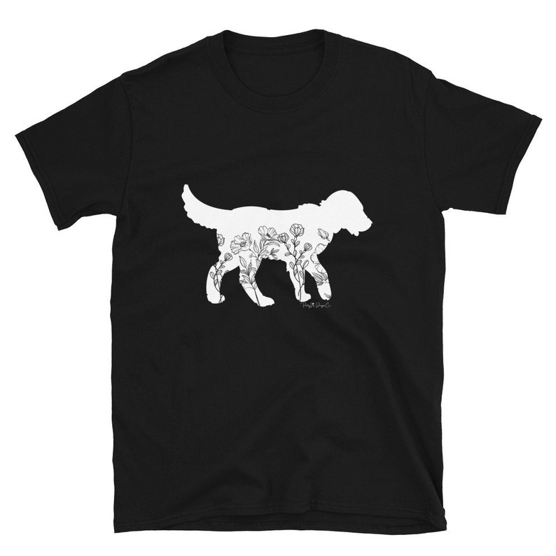 Golden Retriever Lover Gift Golden Retrievers Golden Retriever Gifts Golden Retriever Shirt Golden Retriever Flower Shirt