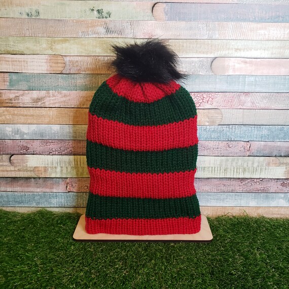 Beanie, Adult, Freddy Krueger, Tiktok @homemadebykellym, Winter