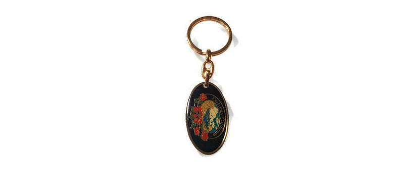 Encinitas California-Royal Pavilion-BRIGHTON-Custom Keyring-Keychain-Personalized Keychain-Key Fob-Keyring Collection-Commemorative Keyring