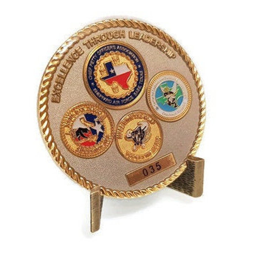 Excellence Through Leadership Custom Coin. Challenge Coin. Etsy