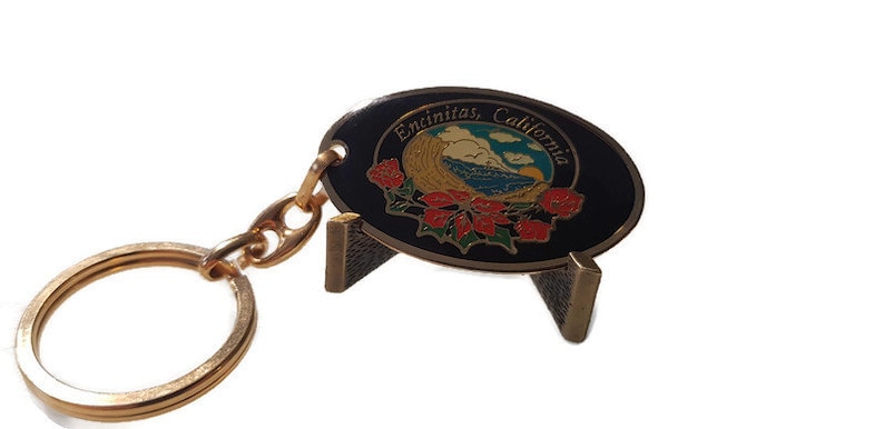 Encinitas California-Royal Pavilion-BRIGHTON-Custom Keyring-Keychain-Personalized Keychain-Key Fob-Keyring Collection-Commemorative Keyring