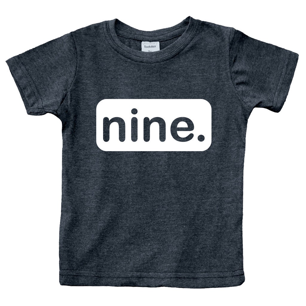 9th Birthday Shirt for Boys Nine Tshirt Gifts 9 Year Old Boy - Etsy