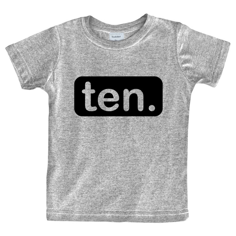 10th Birthday Shirt Boys 10 Year Old Boys Gifts Ten Yr Tenth Etsy