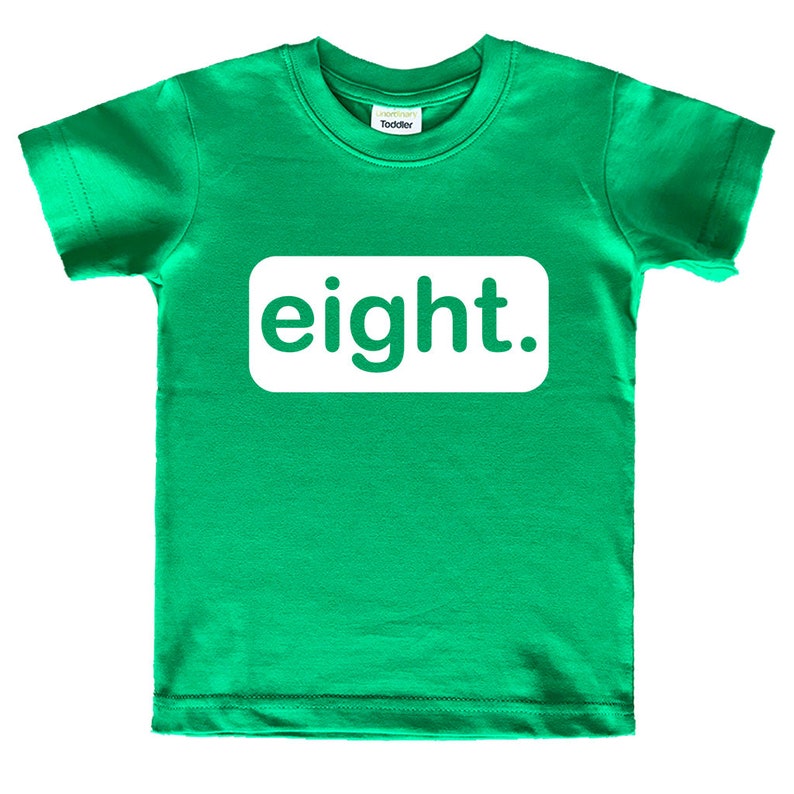 8th Birthday Shirts for Boys 8 Year Old Boy Gifts Happy Eight Etsy