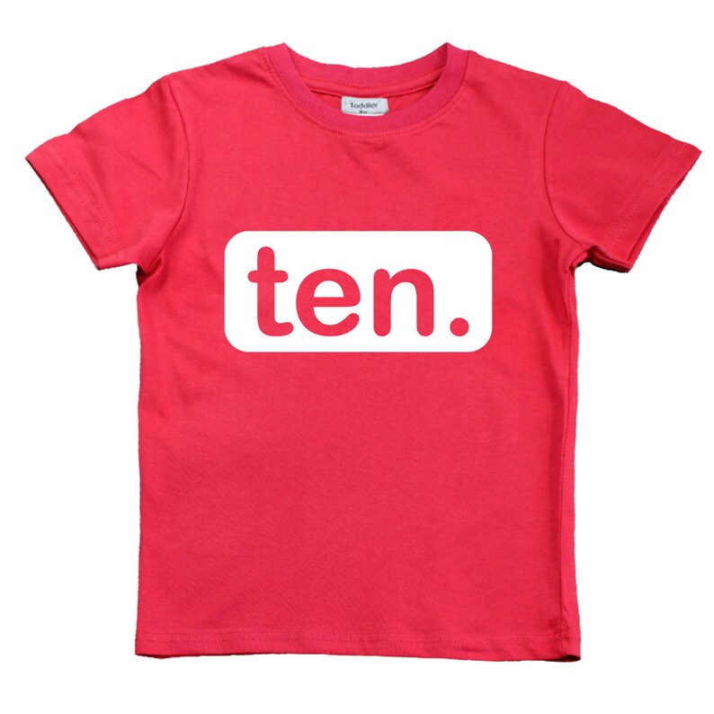 10th Birthday Shirt Boys 10 Year Old Boys Gifts Ten Yr Tenth Etsy
