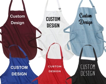 Create Your Own Design Apron, Customized apron, Personalized apron, Birthday apron, birthday gift, customized gift, Christmas gift