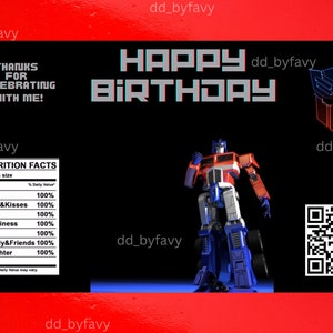 Transformers Optimus Prime Chip bag PNG