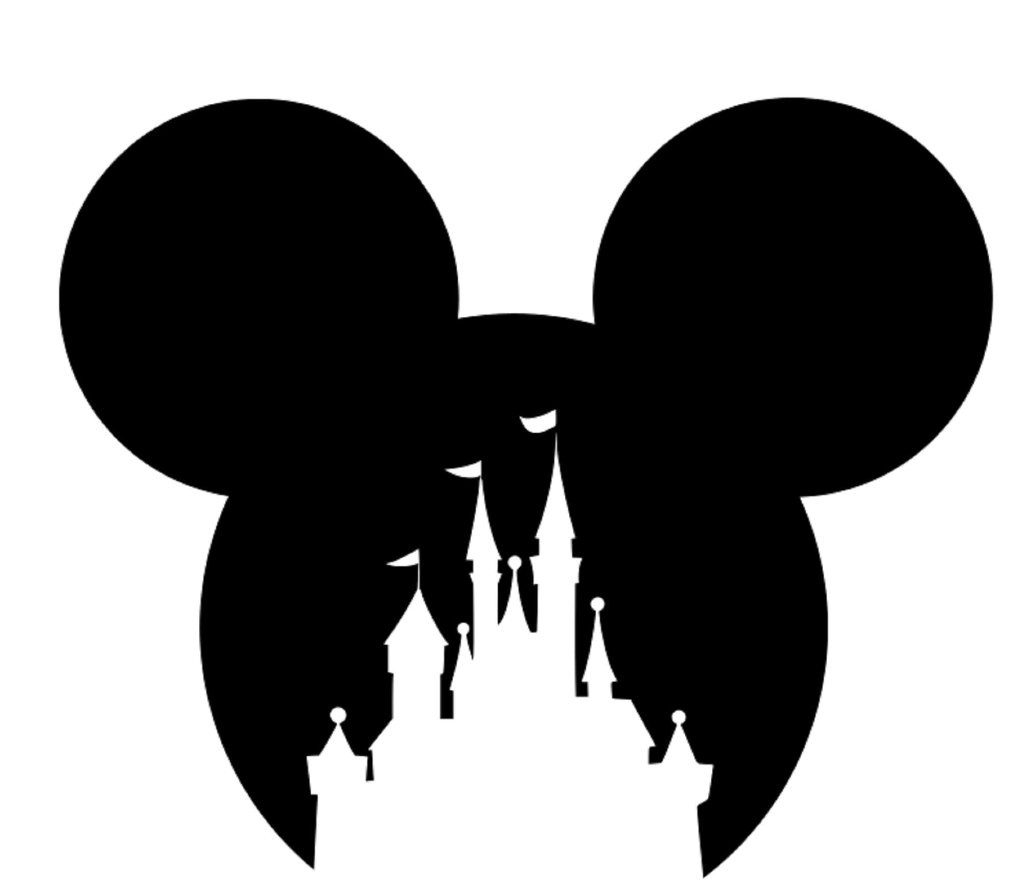 Mickey Mouse Svg Disney Svg Disney Castle Svg Files For Etsy Pdmrea
