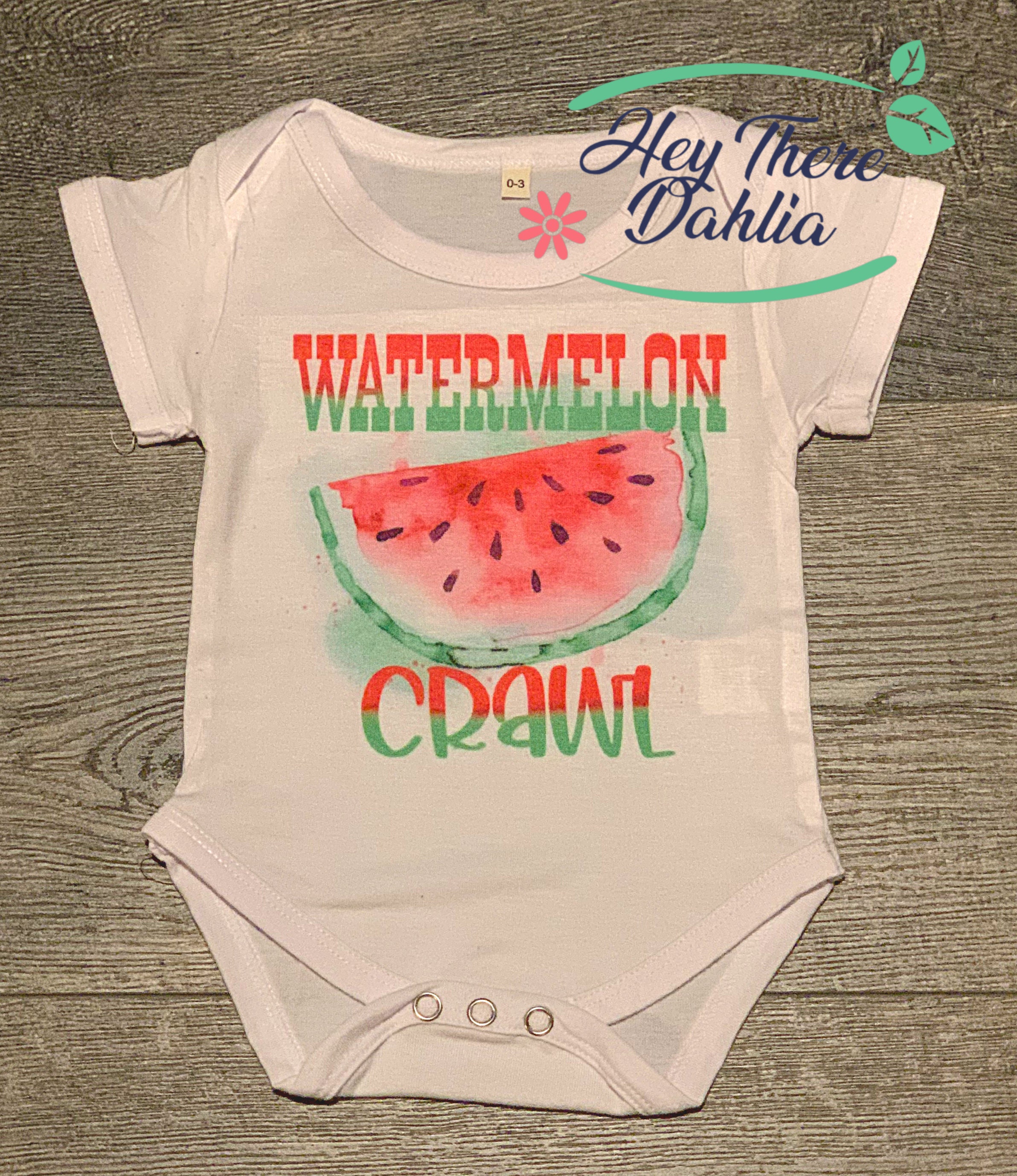 Watermelon Baby Outfit Watermelon Crawl Baby Summer Outfit Etsy