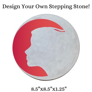 Blank Cement Stepping Stone: DIY Garden Decor (8.5&quot;x8.5&quot;)