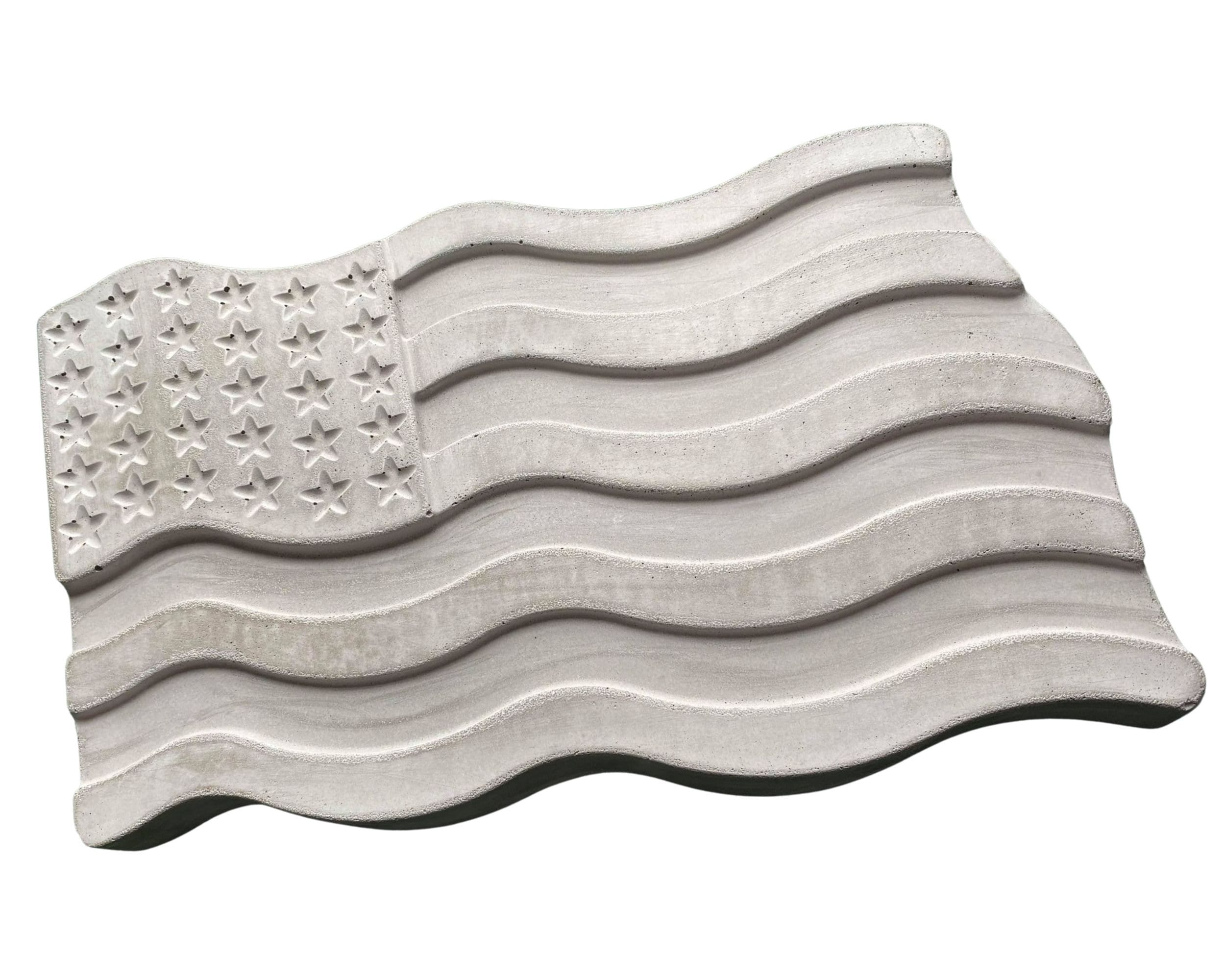 Stepping Flags American Flag Garden Stone-stepping Stone-american Decor-garden Decor ...