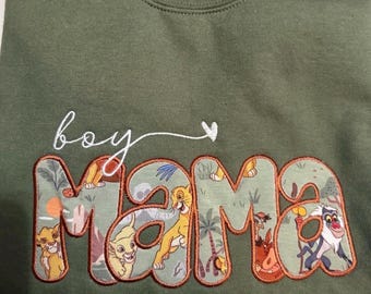 Lion Mama Shirt, Gift for Mom, Cute Mama Sweatshirt, Mother’s Day Gift, New Mom Gift, Cozy Mama Crewneck, Little Sleepies