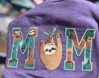 Pink Sloth Mama Shirt, Gift for Mom, Cute Mama Sweatshirt, Mother’s Day Gift, New Mom Gift, Cozy Mama Crewneck, Mom Life Outfit