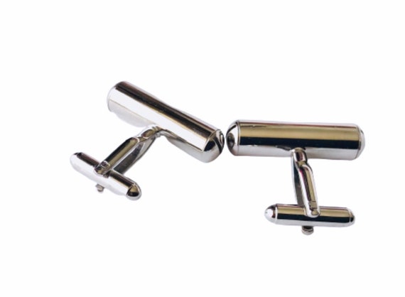 Vintage Silvertone Level Cufflinks: Working Novel… - image 5