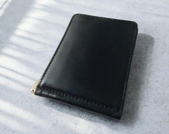 Pre-owned Like New Black Leather Card Holder Wallet, Eddie Bauer Soft Leather, Billfold Money Holder ID Case