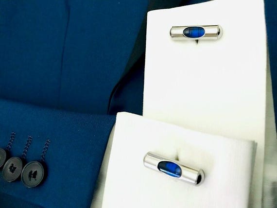 Vintage Silvertone Level Cufflinks: Working Novel… - image 10