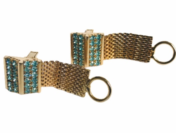 Gorgeous Vintage Cufflink Tie Pin Set Royal Court… - image 3