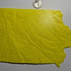 Carte topographique de l’Iowa