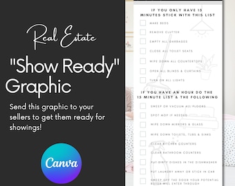 Real Estate | Canva | Seller | Transaction Coordinator | Management | Email | Template | Marketing | Open House | Checklist