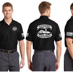 Bad Ass Bagger Industrial Mechanic Shirt - Reflective Silver