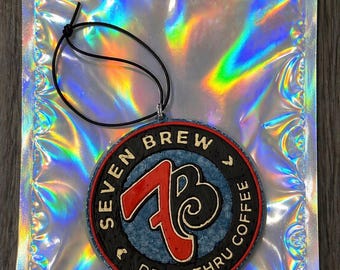 7Brew coffee Car Freshie