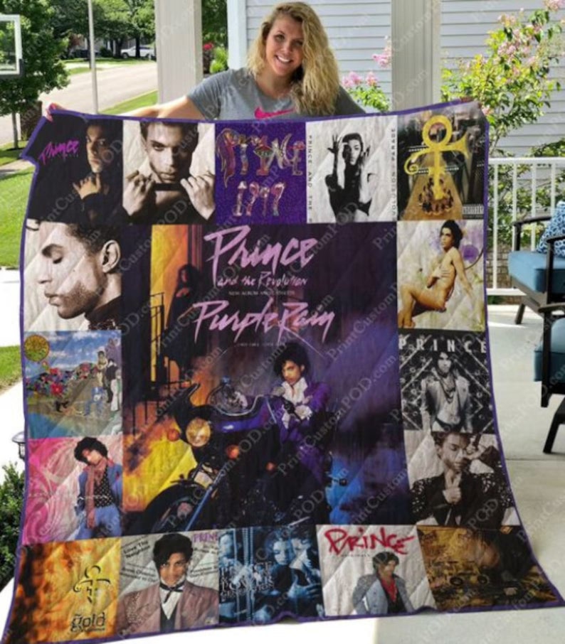 Prince Purple Rain Blanket Prince Rogers Nelson Blanket Etsy