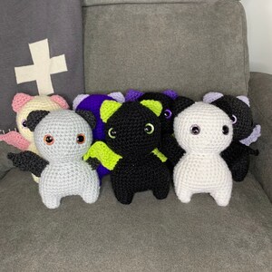 Gehäkelte Gruselige Fledermaus Plüsch, Halloween Stofftier
