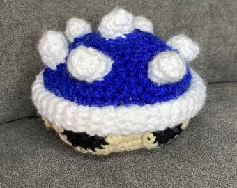 blue shell pillow