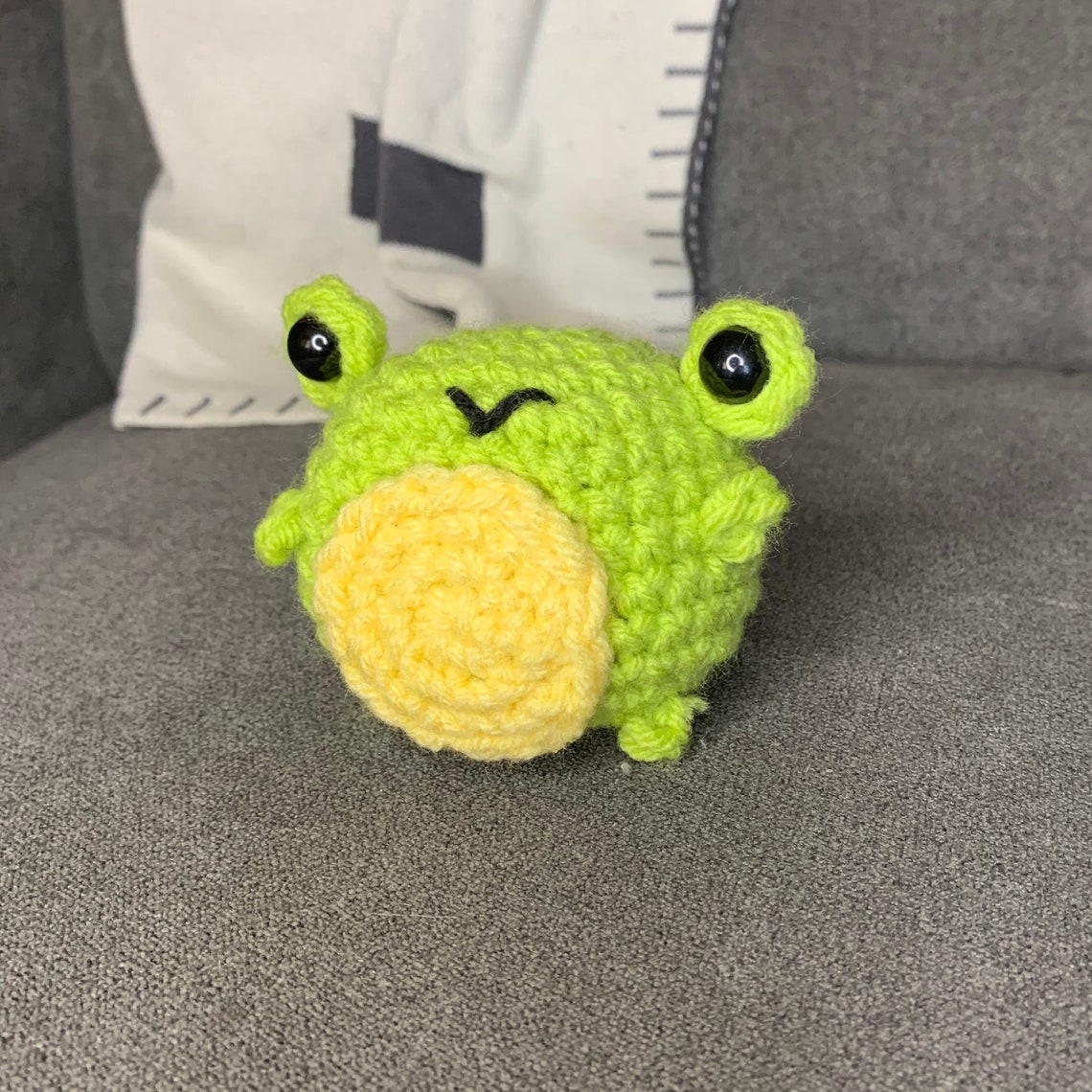 Crochet Mini Frogs Plush Keychain Bag Charm Stuffed Animal | Etsy