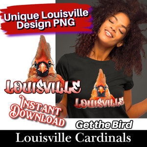Louisville U of L Cardinals png Cyfrowe pobieranie Louisville Cards png Sublimacja Louisville bluza U of L T Shirt Louisville pobierz