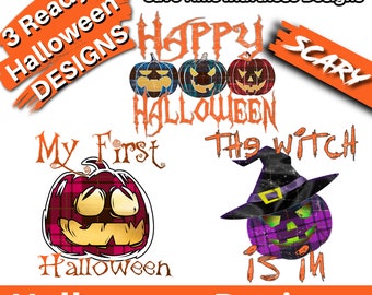 Halloween bundle PNG Halloween PNG Prints Designs Witch Png Ghost Png Halloween shirt Png Pumpkin Png My First Halloween PNG for T shirt