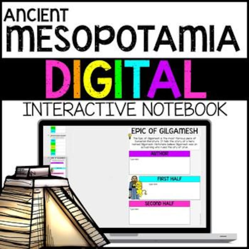 Ancient Mesopotamia Digital Interactive Notebook, Geography Worksheets ...