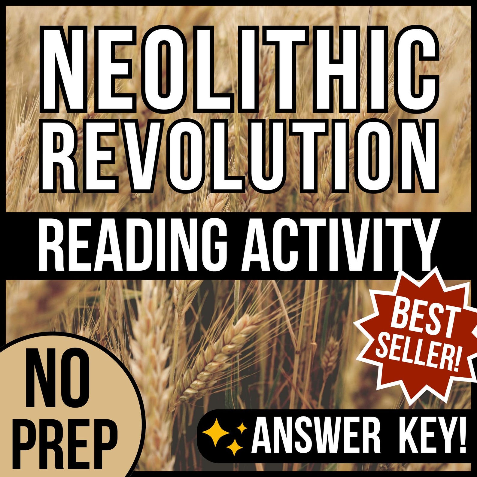 Neolithic Agricultural Revolution Reading Comprehension Worksheets ...