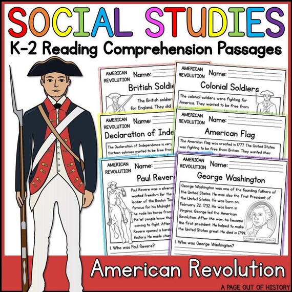 worksheets american revolution
