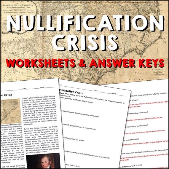What Was The Nullification Crisis And How Did Jackson Respond
