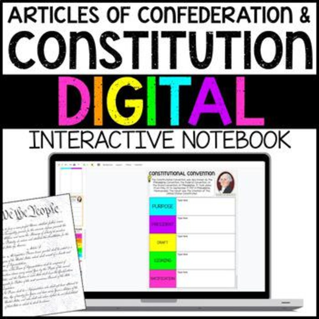 Articles of Confederation and Constitution Worksheets, Vocabulary ...