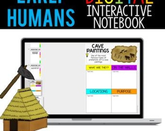 Early Humans Stone Age Interactive Notebook, Vocabulary Activities ...