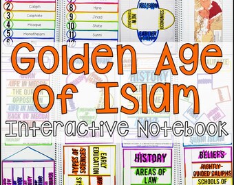 Origins of Islam Interactive Notebook Graphic Organizers World ...