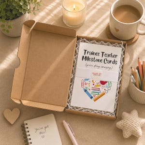 Trainee Teacher Milestone Cards | Teaching Journey Keepsake