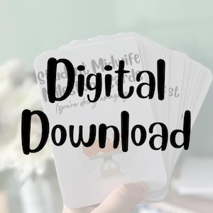 Cartões de marcos para estudantes de obstetrícia Download digital