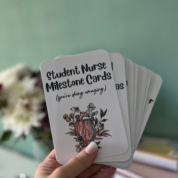 Student Nurse Milestone Cards