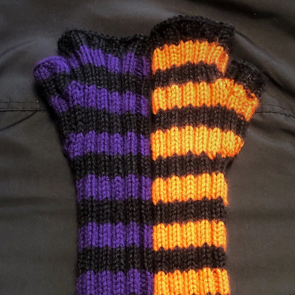 Striped Handwarmers