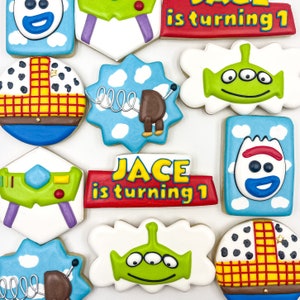 Toy Story Cookies, Woody Cookies, Toy Story One Dozen Cookies, Custom T yo StoryCookies, Buzz light year Cookies, Birthday cookies
