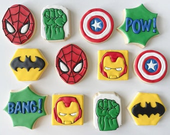 Superheroes cookies