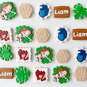 Tarzan sugar cookies, one dozen cookies, Custom Tarzan cookies, Birthday cookies, royal icing cookies