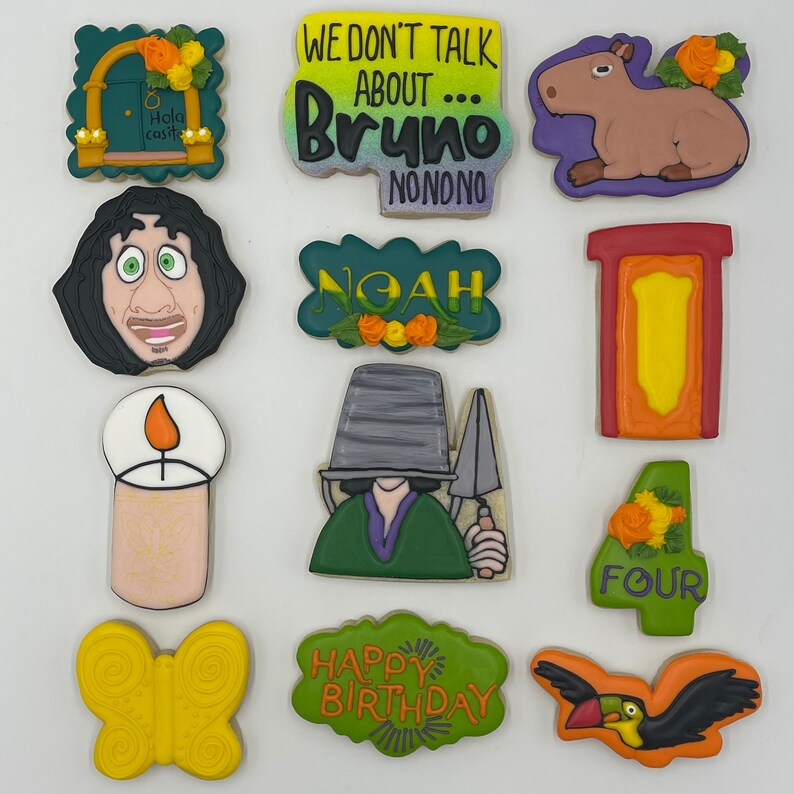Encanto Sugar Cookies One Dozen Cookies Custom Encanto Etsy