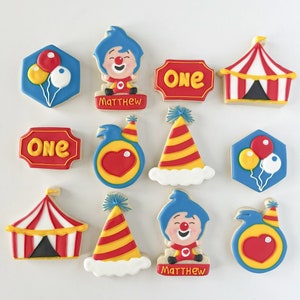Galletas plim plim, fiesta plim plim, galletas de cumpleaños plim plim, fiesta de cumpleaños plim plim, decoraciones plim plim, galletas de circo